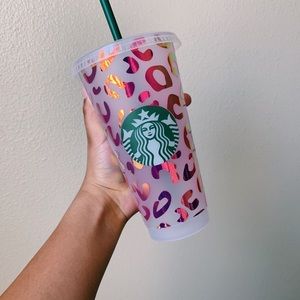 Cheetah Starbucks cup